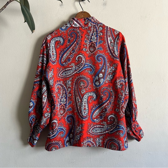 70's Paisley Blouse - Picture 3 of 8